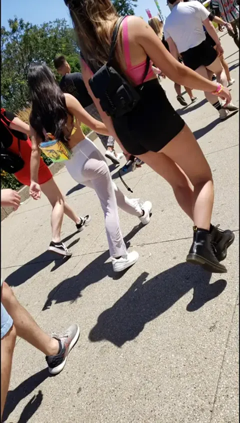 10/10 Petite Teen Raver Goddess at Music Festival Part 3