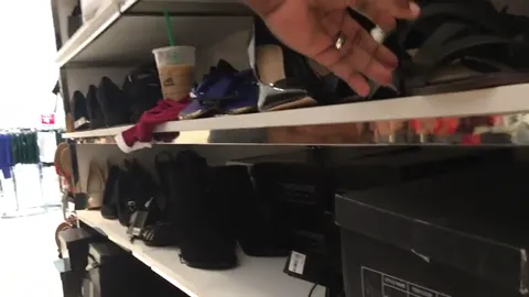 19yr old pregnant Nicole shopping for shoes Part 9