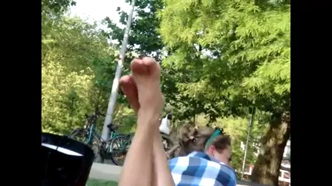 Beautiful soles and feet candid 2 ladies Part 4