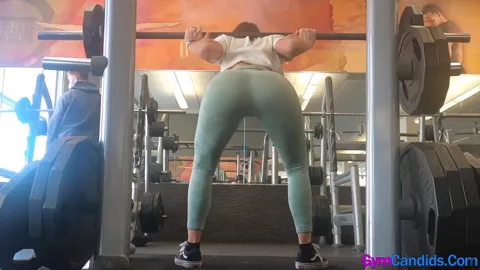 Big Ass in Leggings at Gym Part 17
