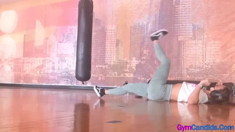 Big Ass in Leggings at Gym Part 4