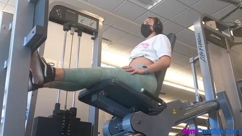 Big Ass in Leggings at Gym Part 9