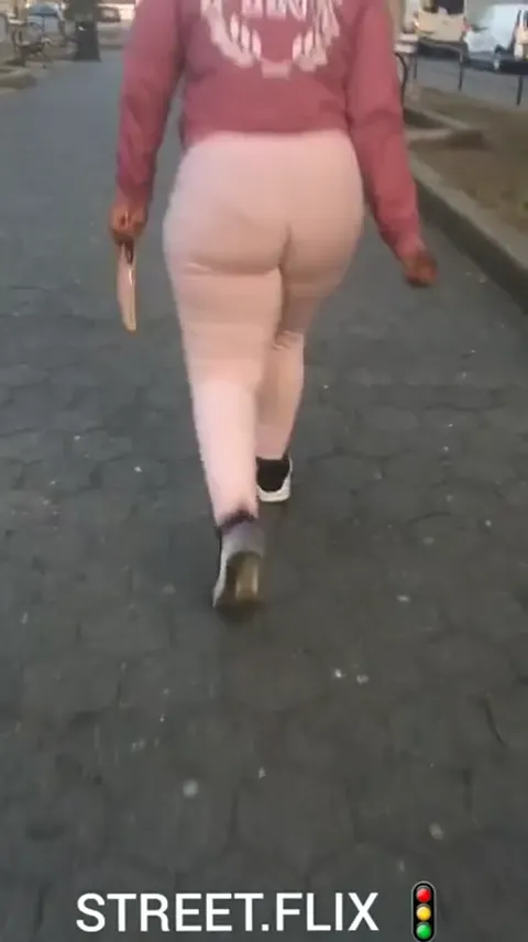 Big black girl ass on street Part 5