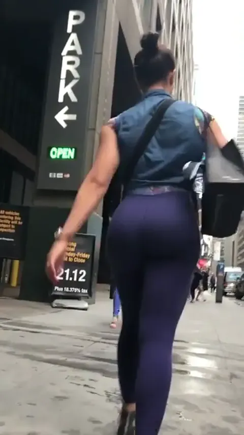 Big Butt Leggings Slut Creep Part 5