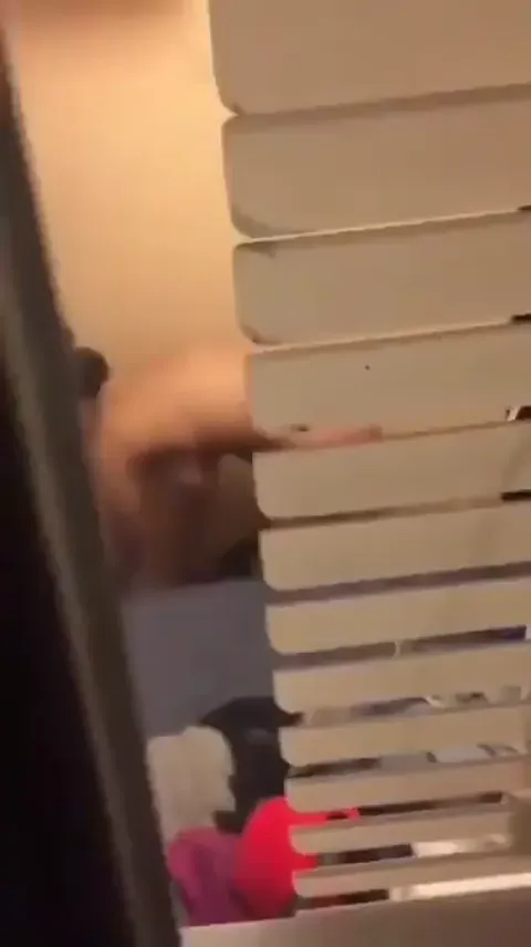 Big tits bathroom spy Part 1