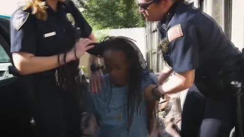 Black dude fucks two busty MILFs Part 3