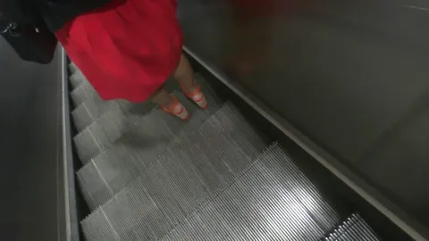 Blond MILF, Hot Legs In Wedges High Heels (pt2) Part 16