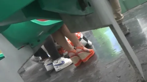 Blond MILF, Hot Legs In Wedges High Heels (pt2) Part 24