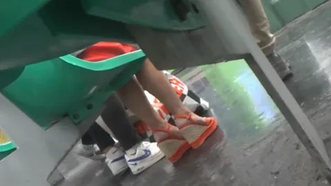 Blond MILF, Hot Legs In Wedges High Heels (pt2) Part 25