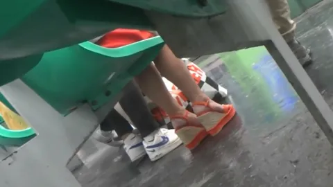 Blond MILF, Hot Legs In Wedges High Heels (pt2) Part 27