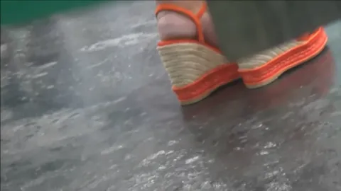 Blond MILF, Hot Legs In Wedges High Heels (pt2) Part 31