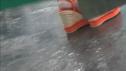 Blond MILF, Hot Legs In Wedges High Heels (pt2) Part 32