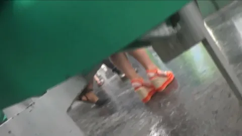 Blond MILF, Hot Legs In Wedges High Heels (pt2) Part 34