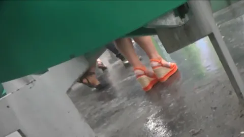 Blond MILF, Hot Legs In Wedges High Heels (pt2) Part 35