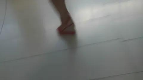 Blond MILF, Hot Legs In Wedges High Heels (pt2) Part 4