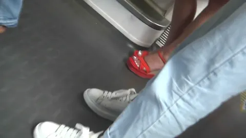 Blond MILF, Hot Legs In Wedges High Heels (pt2) Part 47