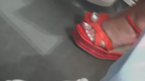 Blond MILF, Hot Legs In Wedges High Heels (pt2) Part 52