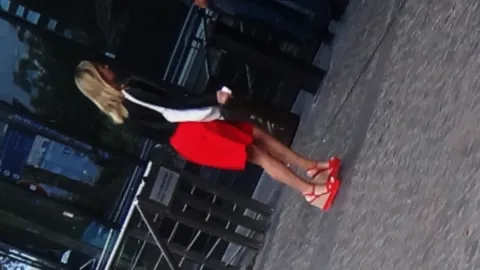 Blond MILF, Hot Legs In Wedges High Heels (pt2) Part 59