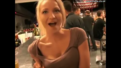 Blonde at Bar Shows Me Her Privates Part 7