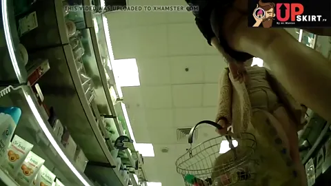 Blonde in Tiny Miniskirt Repeatedly Upskirted Part 7