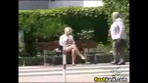 Blonde Teases Her Beautiful Tits Part 20