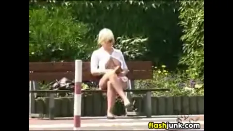 Blonde Teases Her Beautiful Tits Part 43