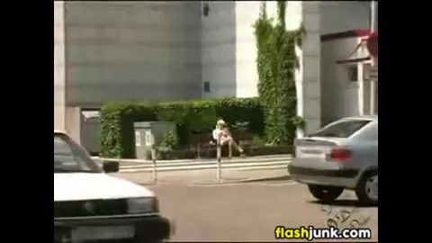 Blonde Teases Her Beautiful Tits Part 8