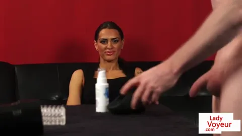 British voyeur instructs guys masturbation Part 12