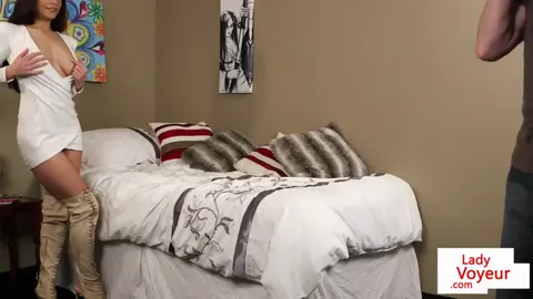 Busty british domina instructing sub guy Part 4