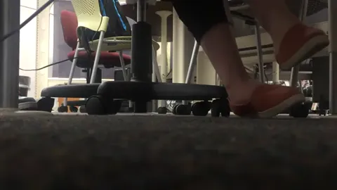 Candid Redhead Shoeplay Part 38.mp4 Part 1