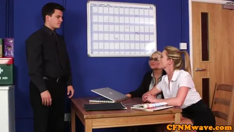 CFNM babes enjoy humiliating sub guy Part 11