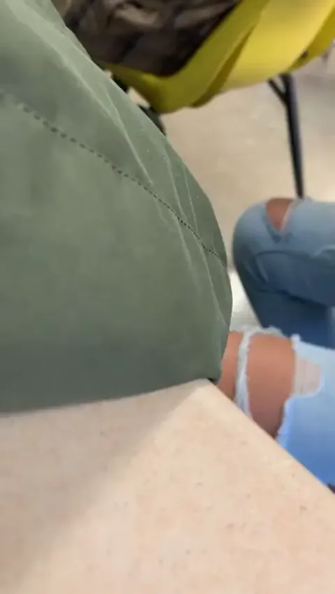 Classmate touching her legs Part 1