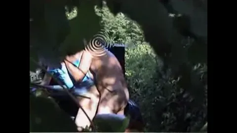 Couple caught fucking in the woods by a peeper Part 17