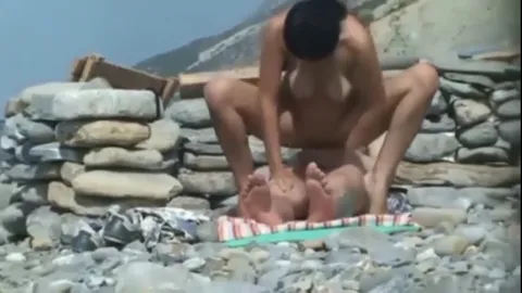 Couple fucking on the beach filmed by a voyeur Part 31