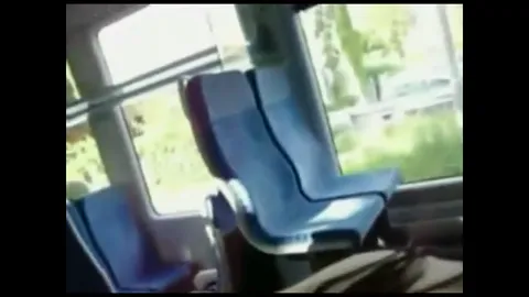 Cute tattooed teen blows and swallows in a train Part 8