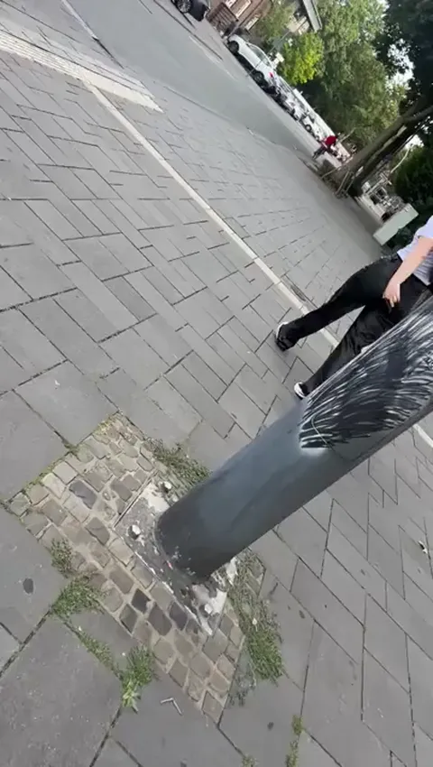 Deutsche Teens Lederhose Candid Part 1