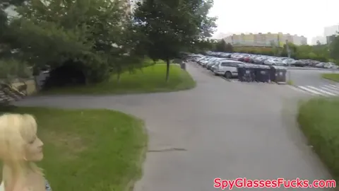 Dicksucking beauty enjoys public blowjob Part 51