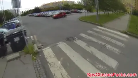 Dicksucking beauty enjoys public blowjob Part 52