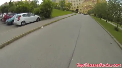 Dicksucking beauty enjoys public blowjob Part 54