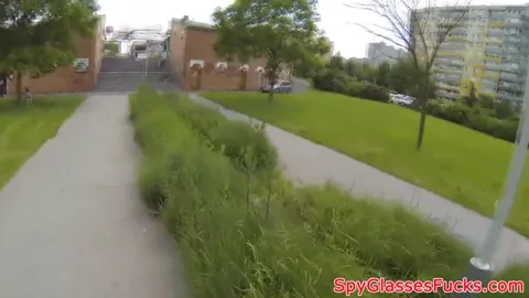 Dicksucking beauty enjoys public blowjob Part 59