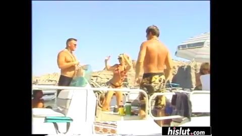Fit chicks go crazy at the beach Part 35