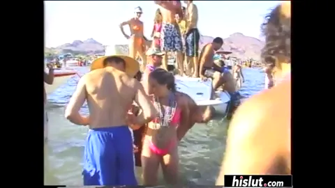 Fit chicks go crazy at the beach Part 52