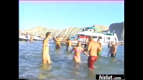 Fit chicks go crazy at the beach Part 55
