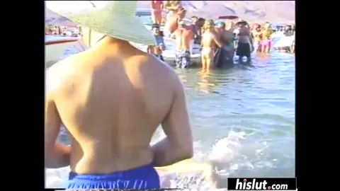 Fit chicks go crazy at the beach Part 66