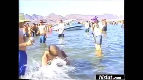 Fit chicks go crazy at the beach Part 68
