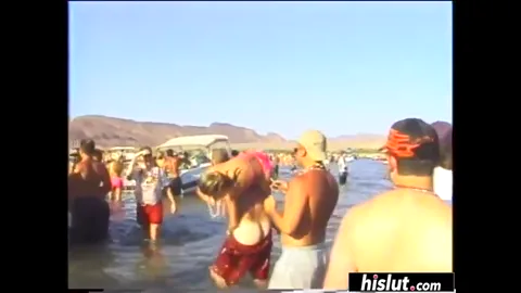 Fit chicks go crazy at the beach Part 74