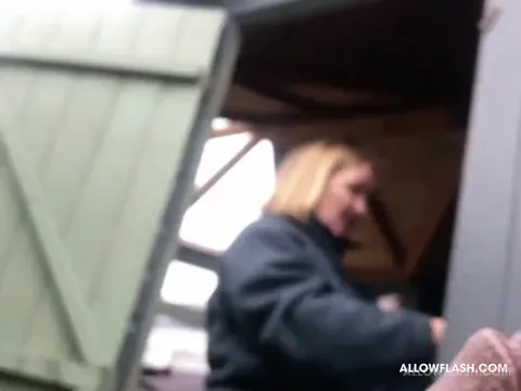 flashing BBC to British mature neighbour Part 1