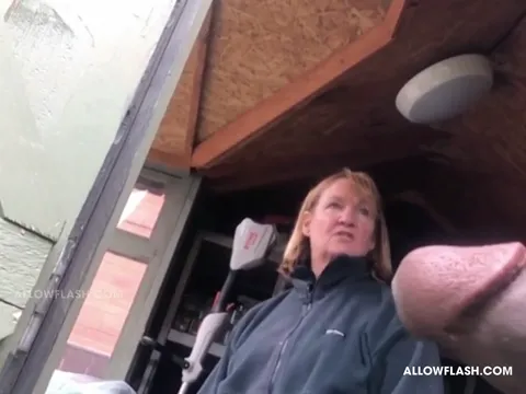 flashing BBC to British mature neighbour Part 5