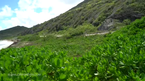 Fucking a dildo at the beach Part 3