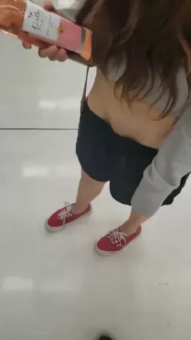 Girl Teasing Her Shaved Pubis Part 1